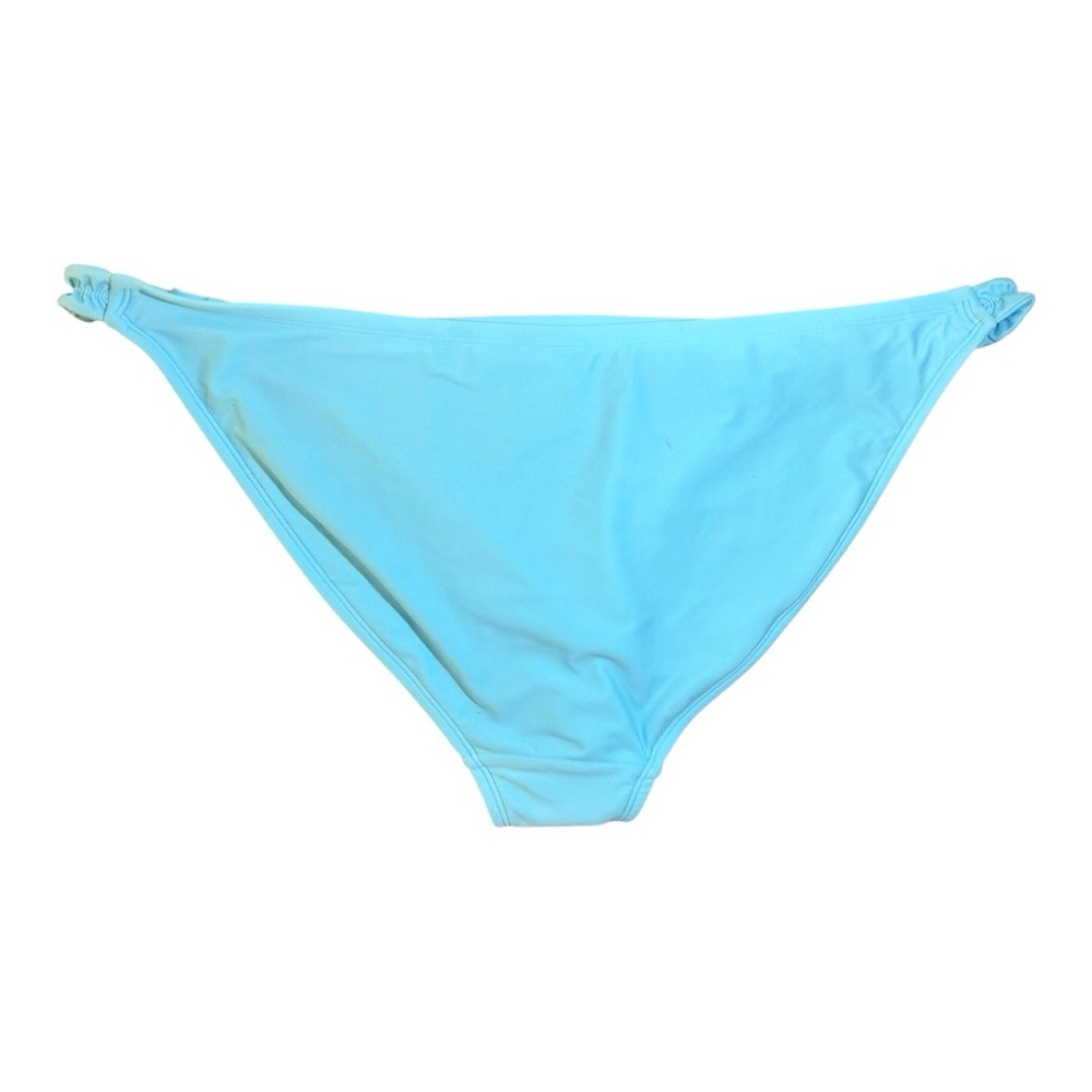 Size 1X 17-18 Wild Fable Bright Blue Bikini Bottom Low Rise High Leg New w Tags - Picture 2 of 6